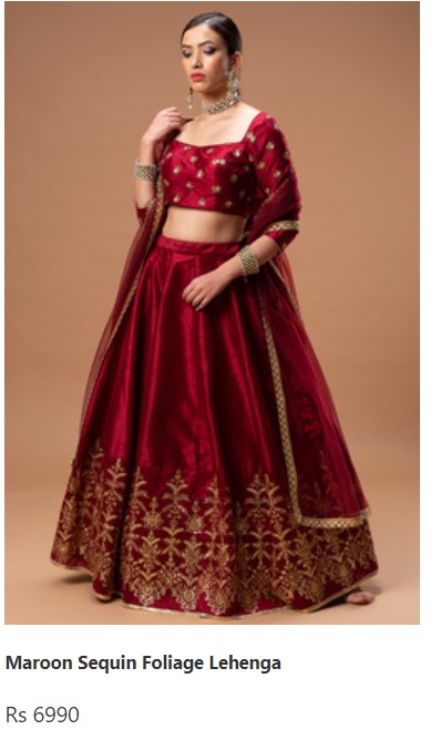 Lehenga stores clearance online