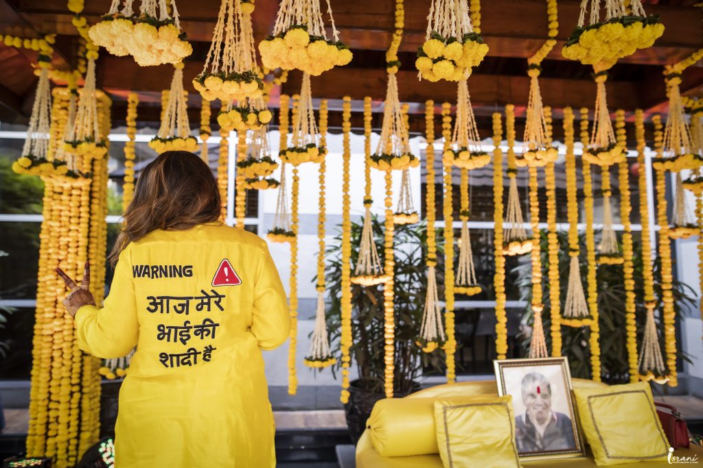 Sister of the groom Haldi Outfits