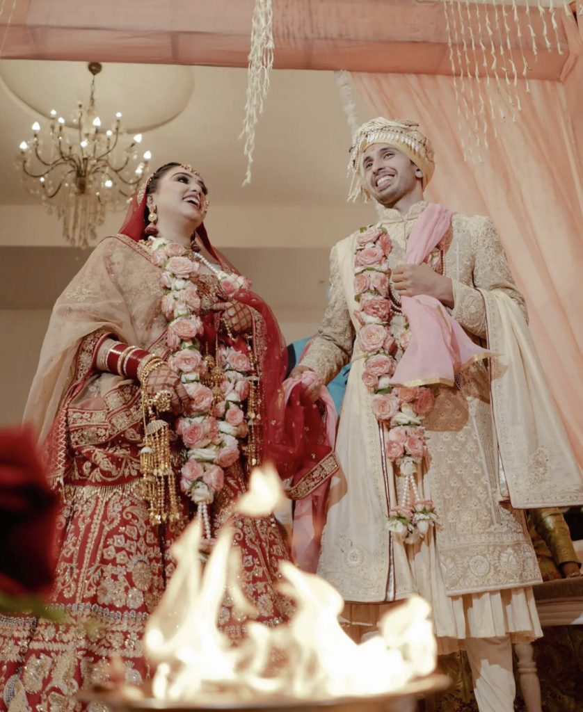 Indian Bride & Groom For Cross Cultural Hindu Wedding