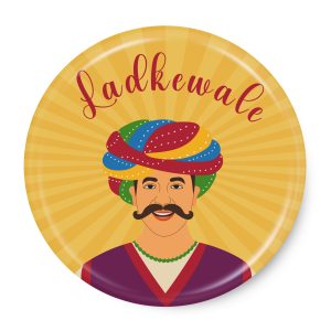 ladkewale badges | badges for team groom